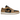 Air Jordan 1 Low Desert sneakers i profil med en överdel i beige och vit läder, matchande skosnören och ett tydligt svart Jumpman-logo på plösen.
