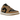 Air Jordan 1 Low Desert sneakers visad från sidan i beige och vit läderdesign med klassisk röd logotyp och perforerad tåbox
