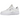 Nike Air Force 1 Low Pixel Summit White sneakers från sidan med detaljerad platåsula, vit läderovandel och kubisk swoosh-logotyp.