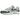 Nike Air Max 1 Anniversary Green sneakers i sidoprofil med vit mesh, detaljer i grå mocka och ikonisk grön Nike swoosh samt vit Air-sula.