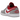 Air Jordan 1 Low SE Light Smoke Grey Gym Red sneakers från sidan med gråa mockadetaljer, röda swoosh-logotyper och vita skosnören