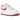 Nike Air Force 1 Low 07 Next Nature Aster Pink sneakers i sidoprofil med vit läderovandel, rosa swoosh och klassisk gummisula