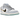 Nike SB Dunk Low Sean Cliver sneakers från sidan med vitt läder, blåa mockaöverdrag, guldswoosh och broderad häldetalj.