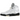 Air Jordan 5 Retro Reverse Metallic sneakers i sidovy med vit läderöverdel, reflekterande plös och svart mellansula med synlig Air-enhet