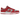 Nike Dunk Low Retro UNLV sneakers i en klassisk vinklad profil med grå läderbas, röda överlägg samt en matchande röd Nike Swoosh och sula.