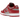 Nike Dunk Low Retro UNLV sneakers i sidoprofil med röd läderovandel, grå bas, vita skosnören och röd swoosh-detalj