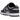 Nike Dunk Low Georgetown sneakers i sidoprofil med grå läderöverdrag, marinblå bas, vita skosnören och vit yttersula.