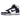 Nike Dunk High Championship Navy sneakers i sidoprofil med vit läderbas, mörkblåa detaljer, matchande skosnören och vit gummisula