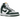 Nike Dunk High Australia sneakers i sidoprofil med gröna och vita läderpaneler, klassisk hög ankeldesign och en matchande grön yttersula.