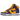 Nike Dunk High Lakers sneakers i en klassisk vinklad profil med lila paneler, gula Swoosh-detaljer och en vit sula