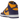 Nike Dunk High Lakers sneakers i en vinklad profil med lila läderpaneler, gula överlägg, vita skosnören och en klassisk vit mellansula.