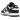Nike Dunk Low Retro White Black Panda sneakers i sidoprofil som visar de ikoniska vita läderpanelerna, svarta överlagringar och gummisula
