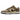 Nike Dunk Low Dark Driftwood sneakers i sidoprofil med ovandel i brunt mocka, matchande skosnören och vit mellansula