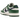 Nike Dunk Low Retro Gorge Green Midnight Navy sneakers i sidoprofil med gröna läderdetaljer, mörkblå swoosh och vit mellansula.
