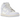 Nike Dunk High Sail Football Grey sneakers sidoprofil i en ljus, tvåfärgad design med grå överlägg och en klassisk vit mellansula