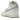 Nike Dunk High Neutral Grey sneakers i sidoprofil med vit läderbas, grå detaljer, vit mellansula och grå yttersula.