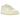 Nike Dunk Low Next Nature Alabaster sneakers i en klassisk sidoprofil med krämvita läderpaneler och en mörkare gul nyans på swooshen