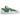 Nike Blazer Low sacai Medium Grey Classic Green sneakers i vinklad profil med grå läderöverdel, gröna detaljer och karakteristiska dubbla sulor