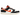 Nike Dunk Low PRM Halloween sneakers i sidoprofil med vita och svarta läderpaneler samt en tydlig orange yttersula med mönster.