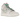 Nike Dunk High First Use Sail sneakers i sidoprofil med beige ovandel i mocka och läder, vit swoosh och vit mellansula.