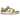 Nike Dunk Low Essential Paisley Pack Barley sneakers i sidoprofil med beige mocka och paisley-mönstrade detaljer på swoosh-logotypen