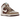 Nike Dunk High Light Chocolate sneakers i sidoprofil med en kombination av brunt och off-white läder, klassisk snörning och vit sula