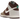 Nike Dunk High Light Chocolate sneakers från sidan med ovandel i brunt läder, ljusbruna detaljer och en vit sula med tydliga sömmar.