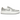 Air Jordan 1 Elevate Low Wolf Grey sneakers i en stilren sidoprofil med grå läderovandel, plattformsula och det ikoniska vita Swoosh-logotypen