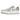 Air Jordan 1 Elevate Low Wolf Grey sneakers i sidoprofil som visar den höjda plattformssulan i vitt läder med grå detaljer och klassisk snörning