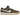 Nike SB Dunk Low Pro Paisley Brown sneakers i en vinklad profilvy med brunt paisleymönstrat tyg, brun ovandel och vit mellansula.