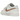Nike Dunk Low White Pink sneakers sedda från sidan med vit läderöverdel, rosa detaljer, klassisk swoosh-logotyp och vit sula.