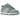 Nike Dunk Low Clear Blue Swoosh sneakers i sidovy med vit läderbas, blå paneler och en unik genomskinlig swoosh-detalj