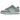Nike Dunk Low Clear Blue Swoosh sneakers i sidoprofil, med en ljusblå genomskinlig swoosh på en vit och blå ovandel med vita skosnören