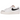 Nike Blazer Low Platform White Black sneakers i en sidoprofil med vit läderovandel, svart Swoosh-logotyp och en förhöjd vit platåsula