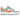 Nike Dunk Low Disrupt Sea Glass Hyper Crimson sneakers sidoprofil med ovandel i pastellfärgat läder, synliga sömmar och en tjock vit sula