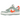 Nike Dunk Low Disrupt Sea Glass Hyper Crimson sneakers sedd från sidan med ljusgrön ovandel, chunky sula och distinkta röda detaljer