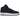 Nike Air Force 1 Mid Stussy Black White sneakers i profil med ovandel i svart tyg, vit swoosh-logotyp och den klassiska ankelremmen med kardborre.