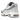 Nike Air Max 95 Vast Grey Red Stardust sneakers i sidovy med grå vågig överdel, röda detaljer och synlig Air-dämpning i sulan.