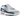 Nike Air Max 90 Pink Foam Armory Navy sneakers i klassisk profil från sidan med rosa detaljer, marinblå swoosh och synlig Air-dämpning i sulan