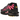Nike Air Max Plus Black Hyper Pink sneakers i sidoprofil med svart ovandel, vit mellansula och rosa accenter samt lila hålfotsstöd