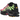 Nike Air Max Plus Hyper Pink Volt Black sneakers i sidoprofil med svart ovandel, rosa och gula detaljer samt synliga Air-enheter.