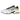 Nike Air Max Plus White Varsity Maize Black sneakers i sidoprofil med gul-orange gradient på ovandelen, vit mesh och svarta designdetaljer