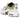 Nike Air Max Plus White Varsity Maize Black sneakers i sidoprofil med vit mesh, gula detaljer och den karaktäristiska vågiga TPU-ovandelen.