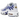 Nike Air Max Plus White Wild Grape sneakers i sidoprofil, med vit mesh-ovandel, ikoniska vågiga linjer och lila detaljer på mellansulan.