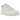 Nike Air Force 1 Low 07 Fresh White sneakers i en snygg vinklad profil, som visar upp den helt vita ovandelen i läder och en klassisk gummisula.