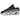 Nike NOCTA Glide Drake Black sneakers sedda från sidan med svart ovandel i textil, unika snörningsdetaljer och en robust yttersula.