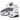 Nike NOCTA Glide Drake White Black sneakers i en vinklad profil med vit ovandel, svarta detaljer och synlig transparent sula baktill