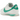 Nike Cortez Sail Stadium Green sneakers i sidoprofil med krämvit ovandel i läder, grön swoosh och klassisk randig mellansula
