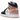 Air Jordan 1 Mid Light Madder Root sneakers i vinklad profil med rosa läderpaneler, vita skosnören och en klassisk Jordan-logotyp