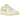Nike Dunk Low Yellow Strike sneakers i en klassisk profilvy med gula mockaöverdrag, vit bas och tydlig swoosh på sidan.
